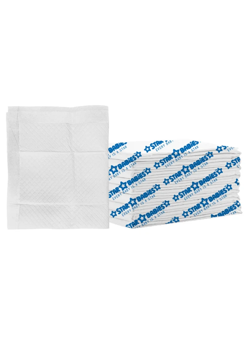 STAR BABiES Disposable Changing Mat Large 45 X 60Cm Pack Of 10 - White
